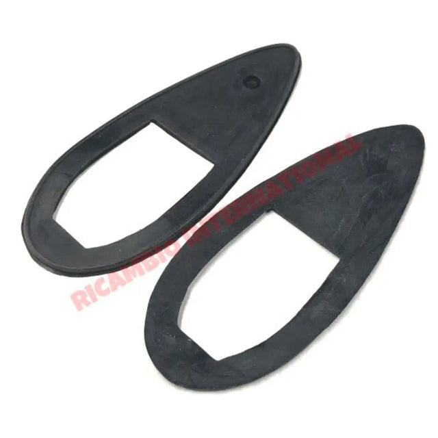 Pair of Front Side Lamp Rubber Seals - Classic Fiat 500 N - Lights - Lamps and Lenses