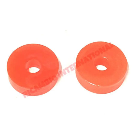 Pair of Hardened Poly Rear Shock Absorber Bush - Classic Fiat 500 126 - Modifications