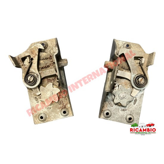 Pair of Inner Door Lock Mechanism - Autobianchi Primula plus other models - Autobianchi