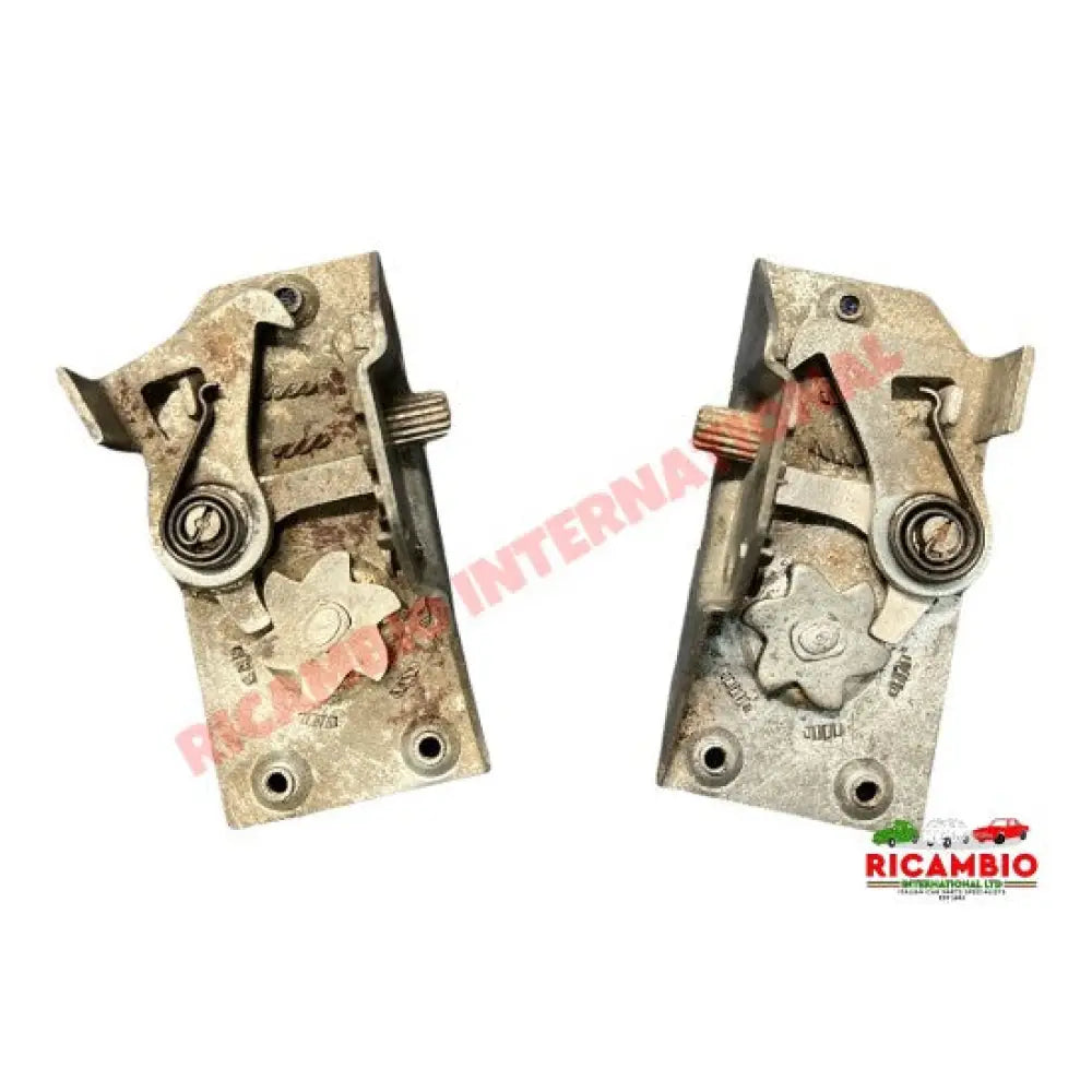 Pair of Inner Door Lock Mechanism - Autobianchi Primula plus other models - Autobianchi