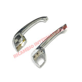 Pair of Left & Right Outer Chrome Door Handles - Lancia Fulvia - Lancia Fulvia