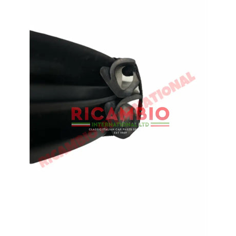 Pair of Lower Around Door Rubber Seal - Autobianchi Bianchina Transformabile - Window - Seals and Trim