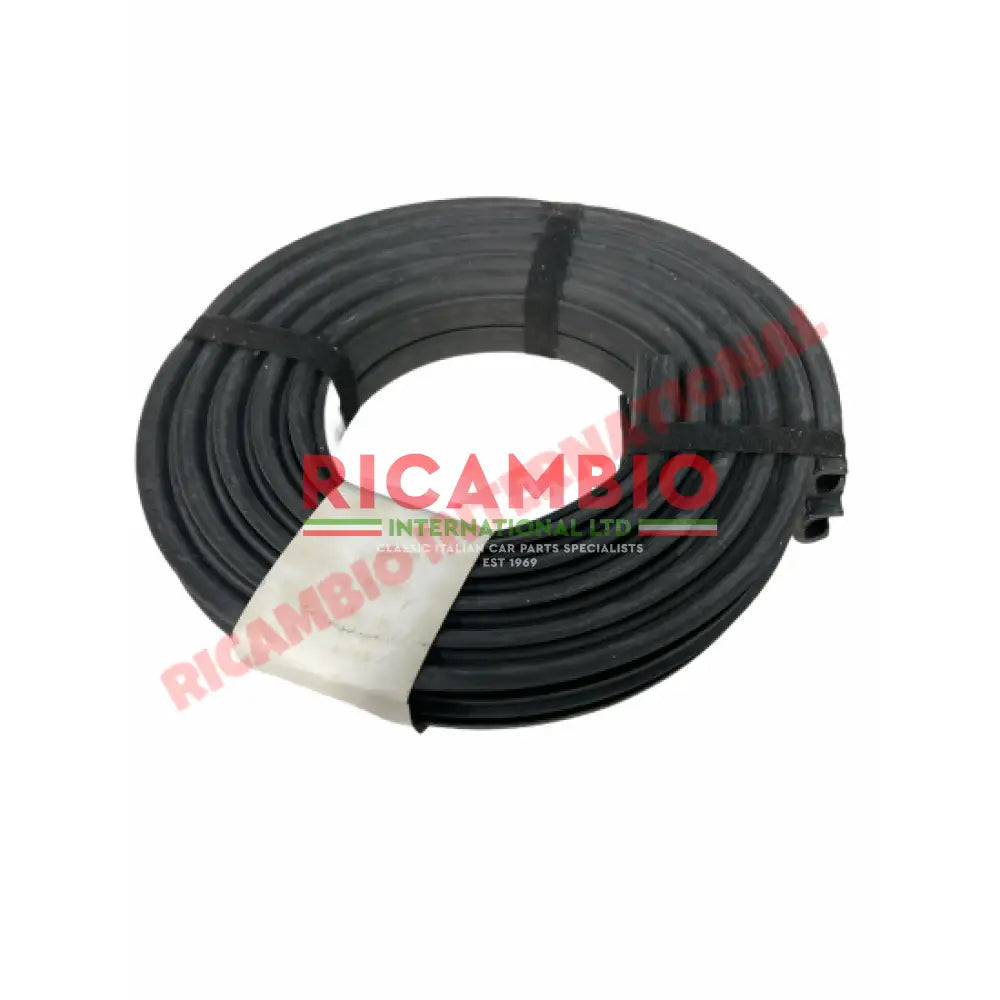 Pair of Lower Around Door Rubber Seal - Autobianchi Bianchina Transformabile - Window - Seals and Trim