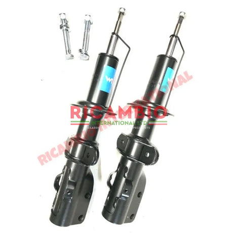 Pair of MODIFIED RAISED Front Shock Absorber (2) - Classic Fiat Panda - Suspension and Related Parts