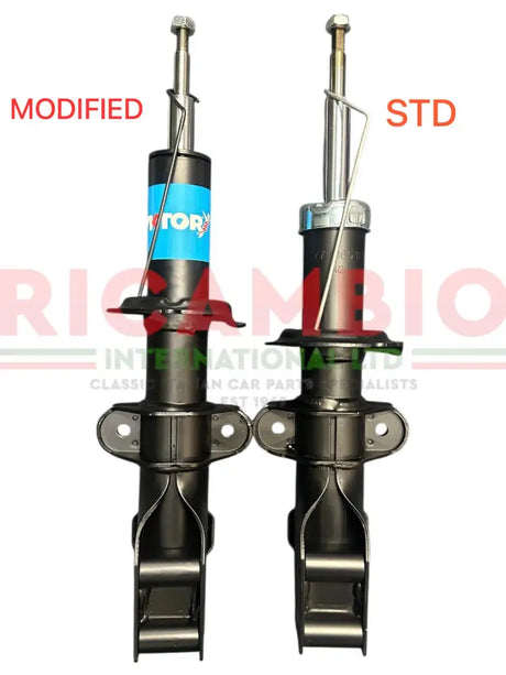Pair of MODIFIED RAISED Front Shock Absorber (2) - Classic Fiat Panda - Suspension and Related Parts