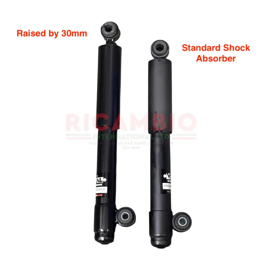 Pair of MODIFIED RAISED Rear Shock Absorber (2) - Classic Fiat Panda - Suspension and Related Parts