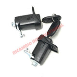 Pair of Outer Door Handle & Key Kit (2 Piece) - Classic Fiat Panda - Handles - Locks and Catches