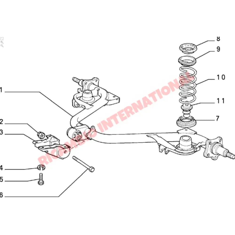 Pair of Rear Coil Springs (2) - Classic Fiat Panda – Ricambio ...