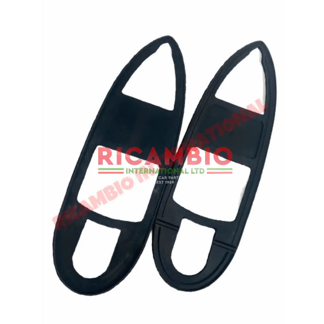 Pair of Rear Lamp External Rubber Seal - Autobianchi Bianchina - Lights - Lamps and Lenses
