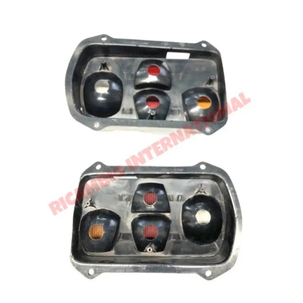 Pair of Rear Lamp Housing (second hand) - Fiat 128 - Lights - Lamps and Lenses
