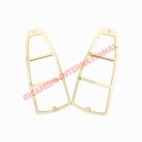 Pair of Rear Lamp Internal Rubber Seal (White) - Autobianchi Bianchina - Lights - Lamps and Lenses