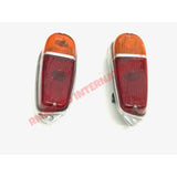 Pair of Rear Lamp Rubber Seals - Classic Fiat 500 N - Lights - Lamps and Lenses