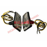 Pair of Rear Number Plate Lamps - Lancia Fulvia S2 & S3 Beta - Lights - Lamps and Lenses