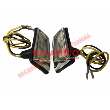 Pair of Rear Number Plate Lamps - Lancia Fulvia S2 & S3 Beta - Lights - Lamps and Lenses