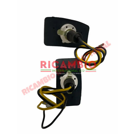 Pair of Rear Number Plate Lamps - Lancia Fulvia S2 & S3 Beta - Lights - Lamps and Lenses