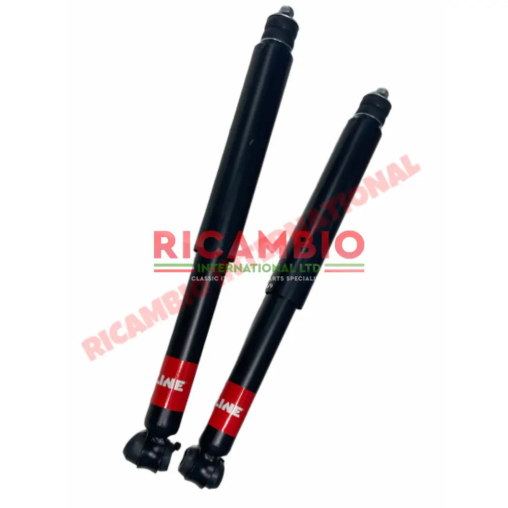 Pair of Rear Shock Absorbers & Bushes - Fiat 1500 C Sedan/Saloon - Suspension Parts