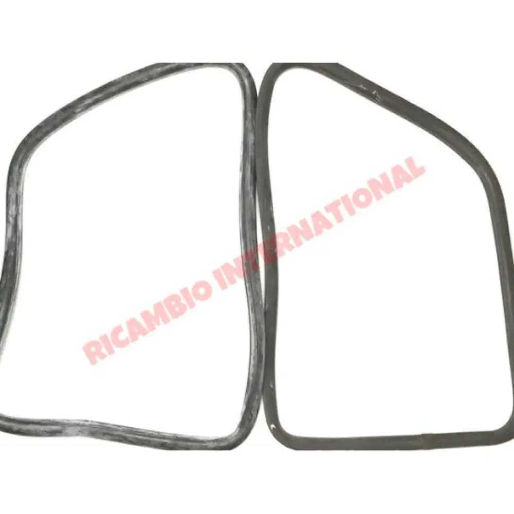 Pair of Rear Side Fixed Window Seals - Fiat 127 - 127 & 128