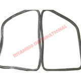 Pair of Rear Side Fixed Window Seals - Fiat 127 - 127 & 128