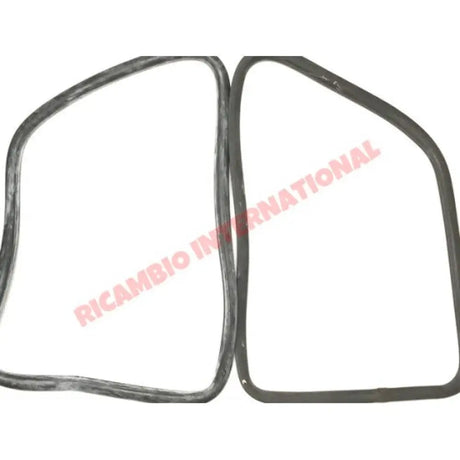 Pair of Rear Side Fixed Window Seals - Fiat 127 - 127 & 128