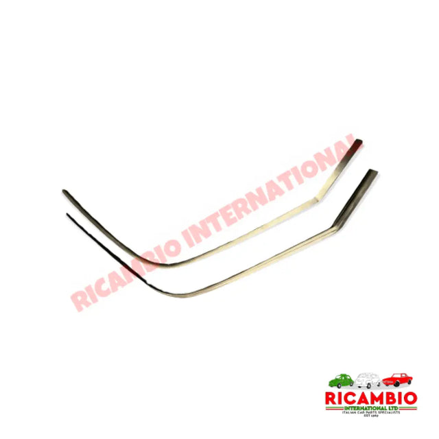Pair of Roof Gutter Rails - Classic Fiat 500 N,D & Giardiniera - Repair Panels