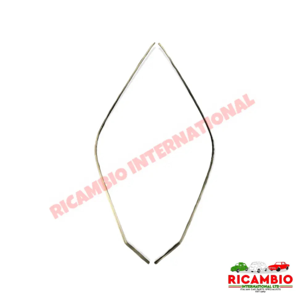 Pair of Roof Gutter Rails - Classic Fiat 500 N,D & Giardiniera - Repair Panels