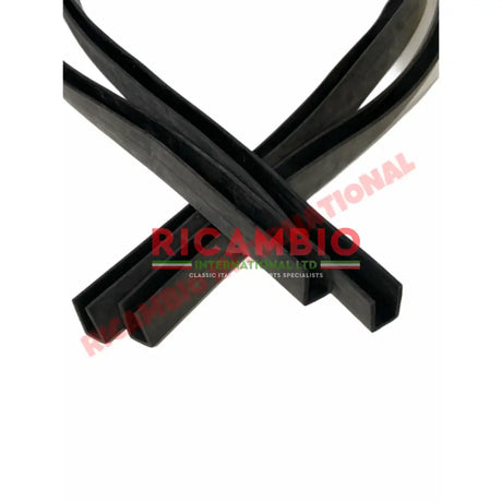 Pair of Sliding Window Channel Seal - Autobianchi Bianchina Transformabile - Window - Seals and Trim