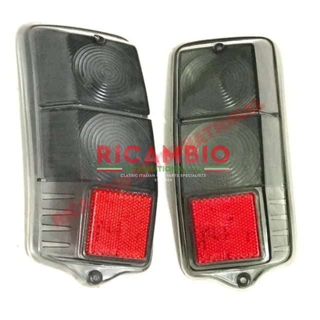 Pair of Smoked Rear Lens - Classic Fiat 500 - Lights - Lamps and Lenses