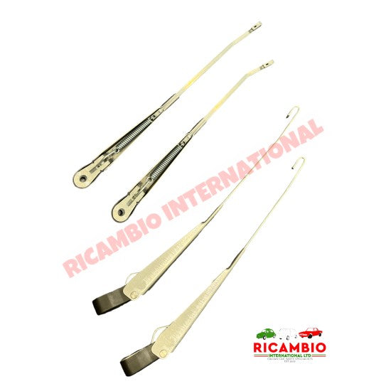 Pair of Steel Front Wiper Arm - Lancia Delta HF Turbo Integrale & Evolution all models - Wiper - Washer & Associated