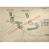 Pair of Under Dashboard Plastic Vents - Classic Fiat 500 - Heating and Cooling