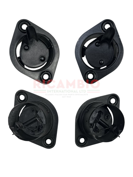 Pair of Under Dashboard Plastic Vents - Classic Fiat 500 N - Heating and Cooling