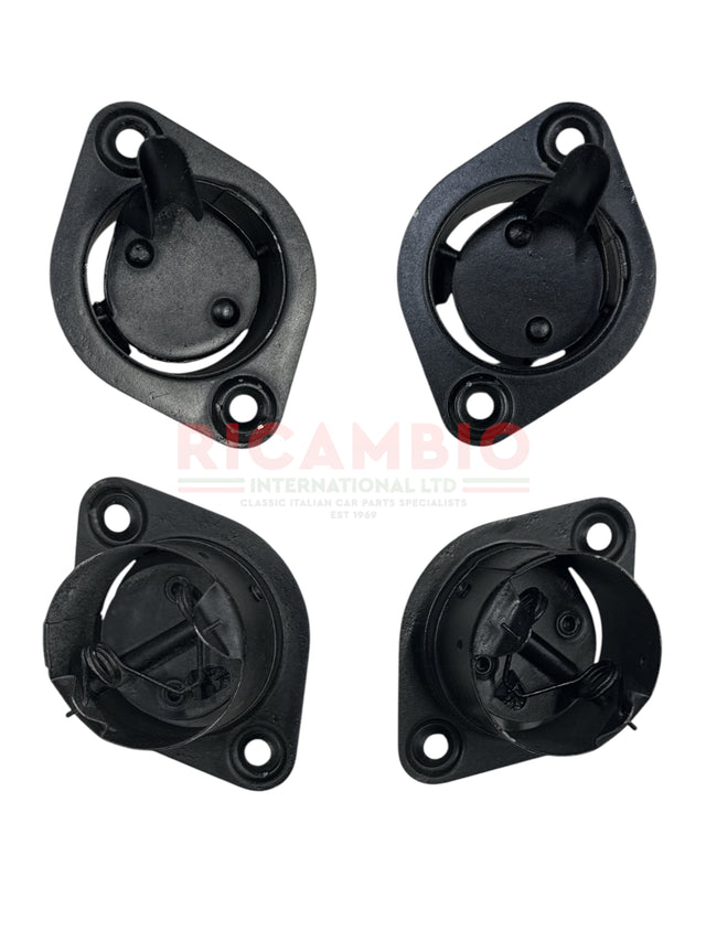 Pair of Under Dashboard Plastic Vents - Classic Fiat 500 N - Heating and Cooling