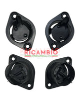 Pair of Under Dashboard Plastic Vents - Classic Fiat 500 N - Heating and Cooling