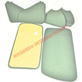 Pastel Blue Door Panel Kit (6 piece kit) - Classic Fiat 500 - Interior Parts and Trim