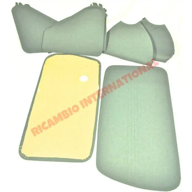 Pastel Blue Door Panel Kit (6 piece kit) - Classic Fiat 500 - Interior Parts and Trim