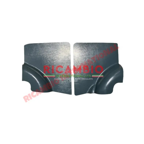 Pastel Blue Front & Rear Inner Panel Kit (4 Piece) - Classic Fiat 500 F - Classic Fiat 500 Parts & Spares