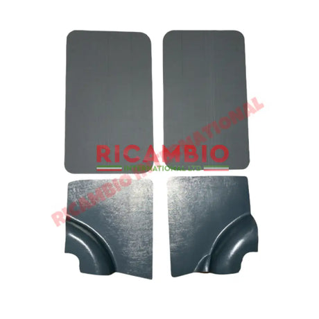 Pastel Blue Front & Rear Inner Panel Kit (4 Piece) - Classic Fiat 500 F - Classic Fiat 500 Parts & Spares