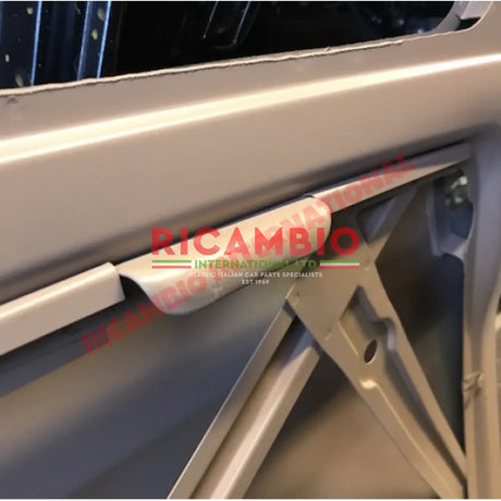 Pastel Blue Inner Door Panel Kit (460mm) - Classic Fiat 500D/G - Classic Fiat 500 Parts & Spares