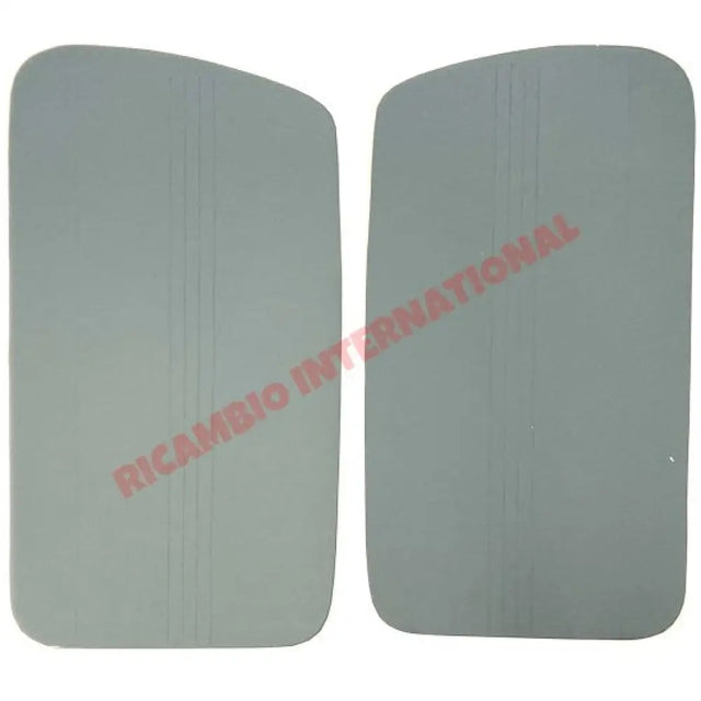 Pastel Blue Inner Door Panel Kit (460mm) - Classic Fiat 500D/G - Classic Fiat 500 Parts & Spares