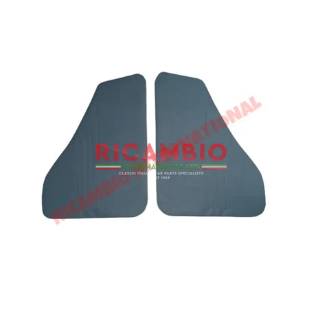 Pastel Blue Rear Inner Panels - Classic Fiat 500 D - Interior Parts and Trim