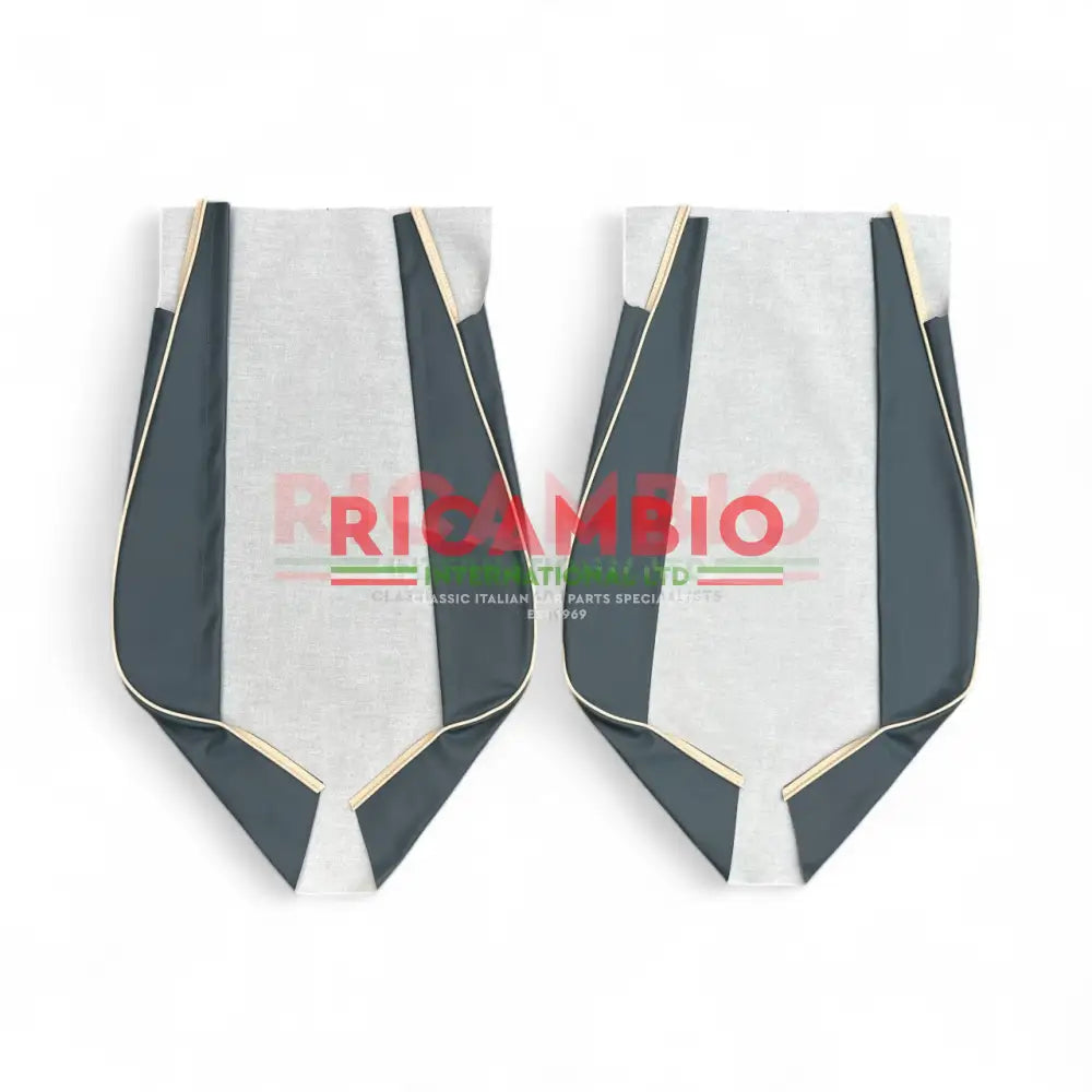 Pastel Blue Seat Covers Set - Classic Fiat 500 - Seat Covers - Padding and Seat Spring