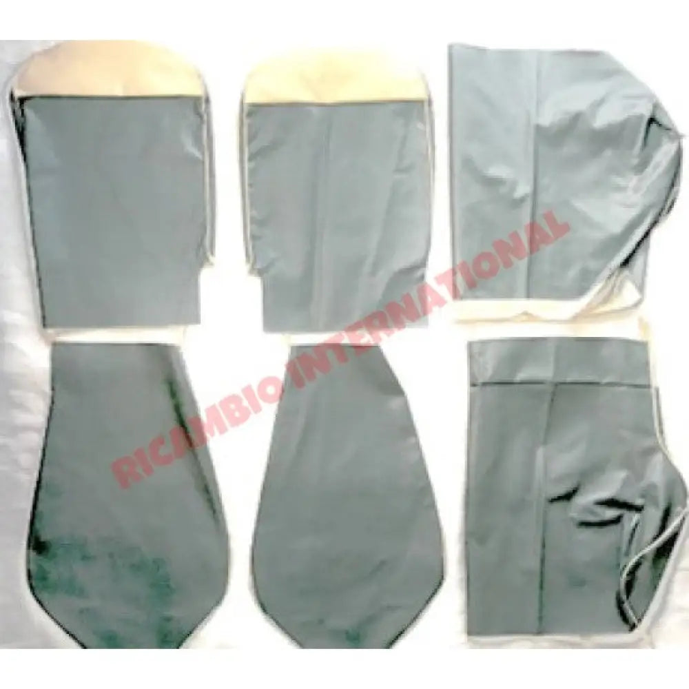 Pastel Blue Seat Covers Set - Classic Fiat 500 - Seat Covers - Padding and Seat Spring