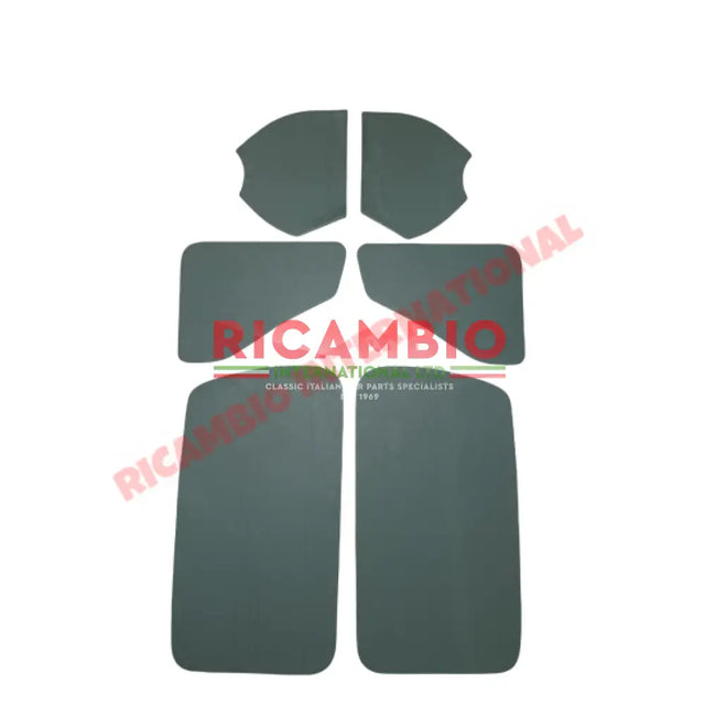 Pastel Green Complete Inner Panel Kit - Classic Fiat 500 D - Classic Fiat 500 Parts & Spares