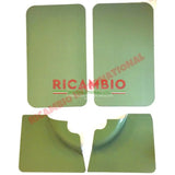 Pastel Green Front & Rear Inner Panel Kit (4 piece) - Classic Fiat 500 F - Classic Fiat 500 Parts & Spares