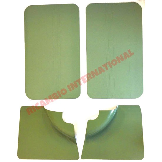 Pastel Green Front & Rear Inner Panel Kit (4 piece) - Classic Fiat 500 F - Classic Fiat 500 Parts & Spares