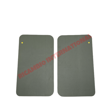 Pastel Green Inner Door Panel Kit - Classic Fiat 500F - Classic Fiat 500 Parts & Spares