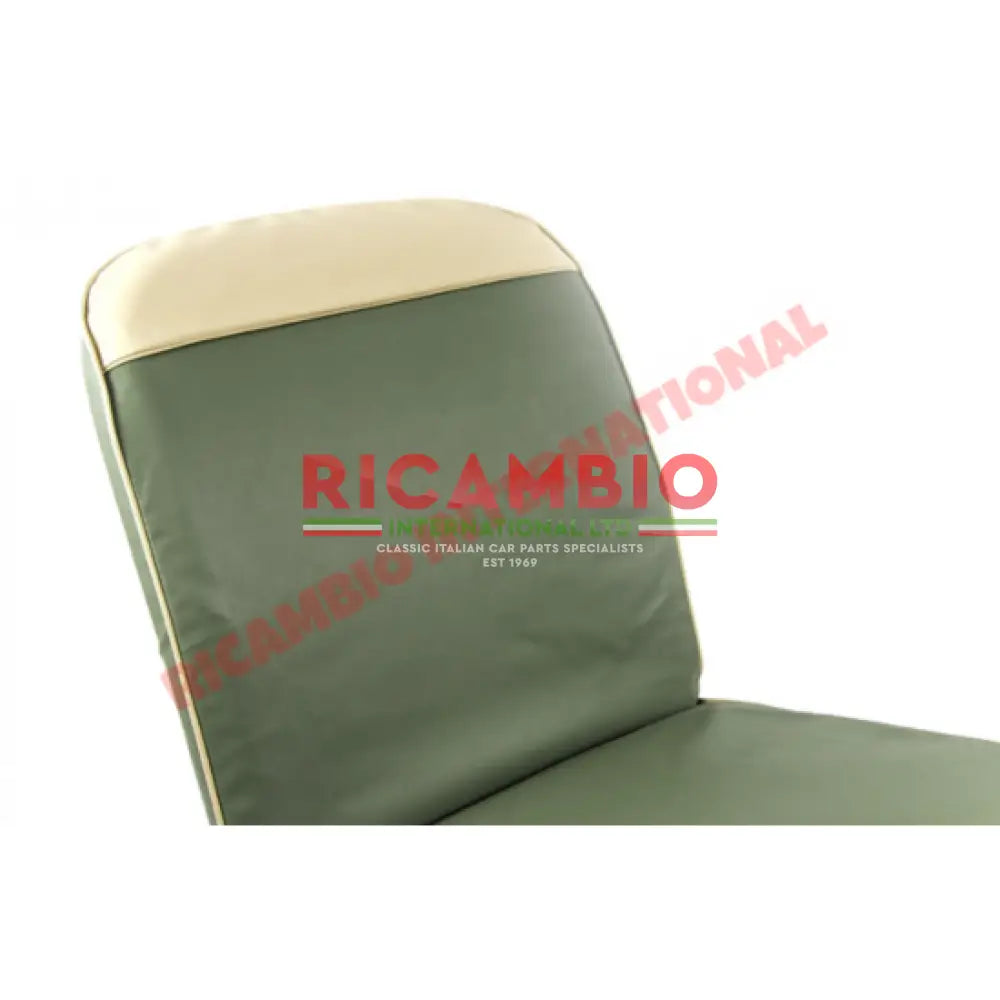 Pastel Green Seat Covers Set - Classic Fiat 500 D (up to 1962) - Fiat 500 Giardiniera Seat Covers