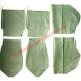 Pastel Green Seat Covers Set - Classic Fiat 500 - Seat Covers - Padding and Seat Spring