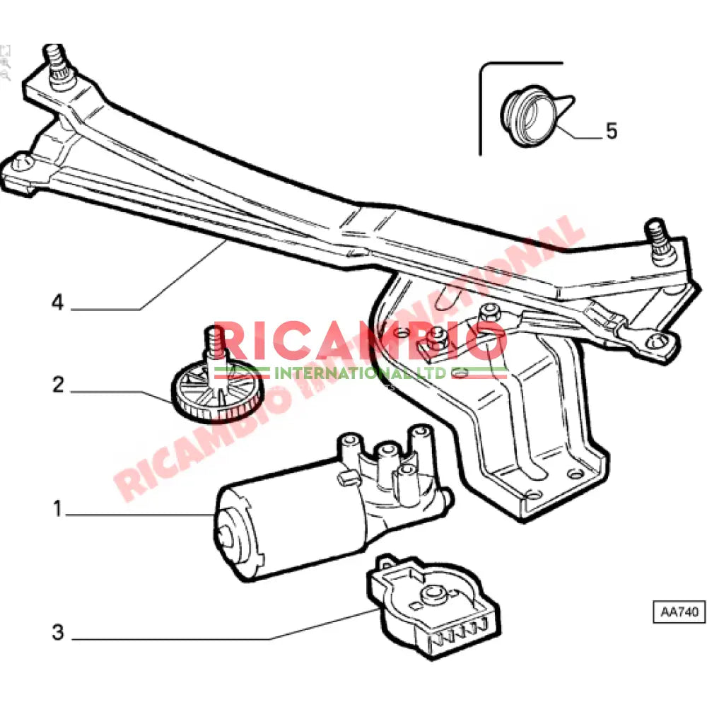 Plastic Wiper Linkage Bush - Fiat Cinquecento,Seicento,Tipo,Lancia Delta Integrale,Thema - Wipers