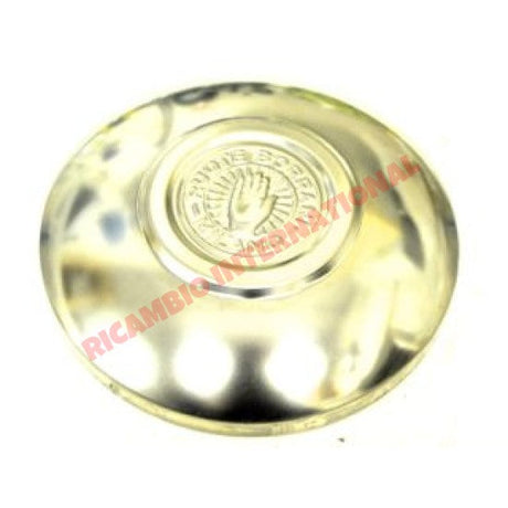 Polished Chrome Borrani Hub Cap - Classic Fiat 500 - Chrome - Aluminium & Exterior Trim Parts