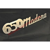 Polished Chrome ’650Modena’ Metal Badge - Classic Fiat 500 Parts & Spares